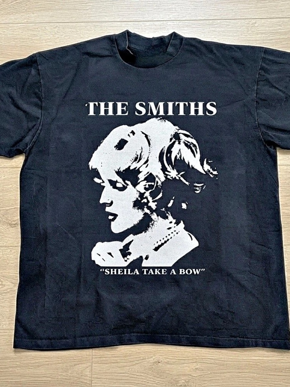 The Smiths Sheila Take a Bow Graphic T-Shirt in Black